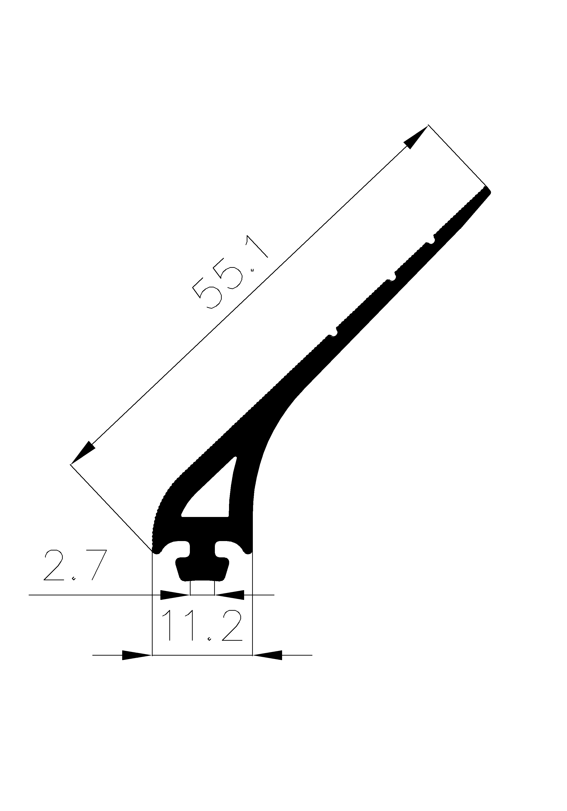 10170365KG - rubber profiles - Cover and T-profiles