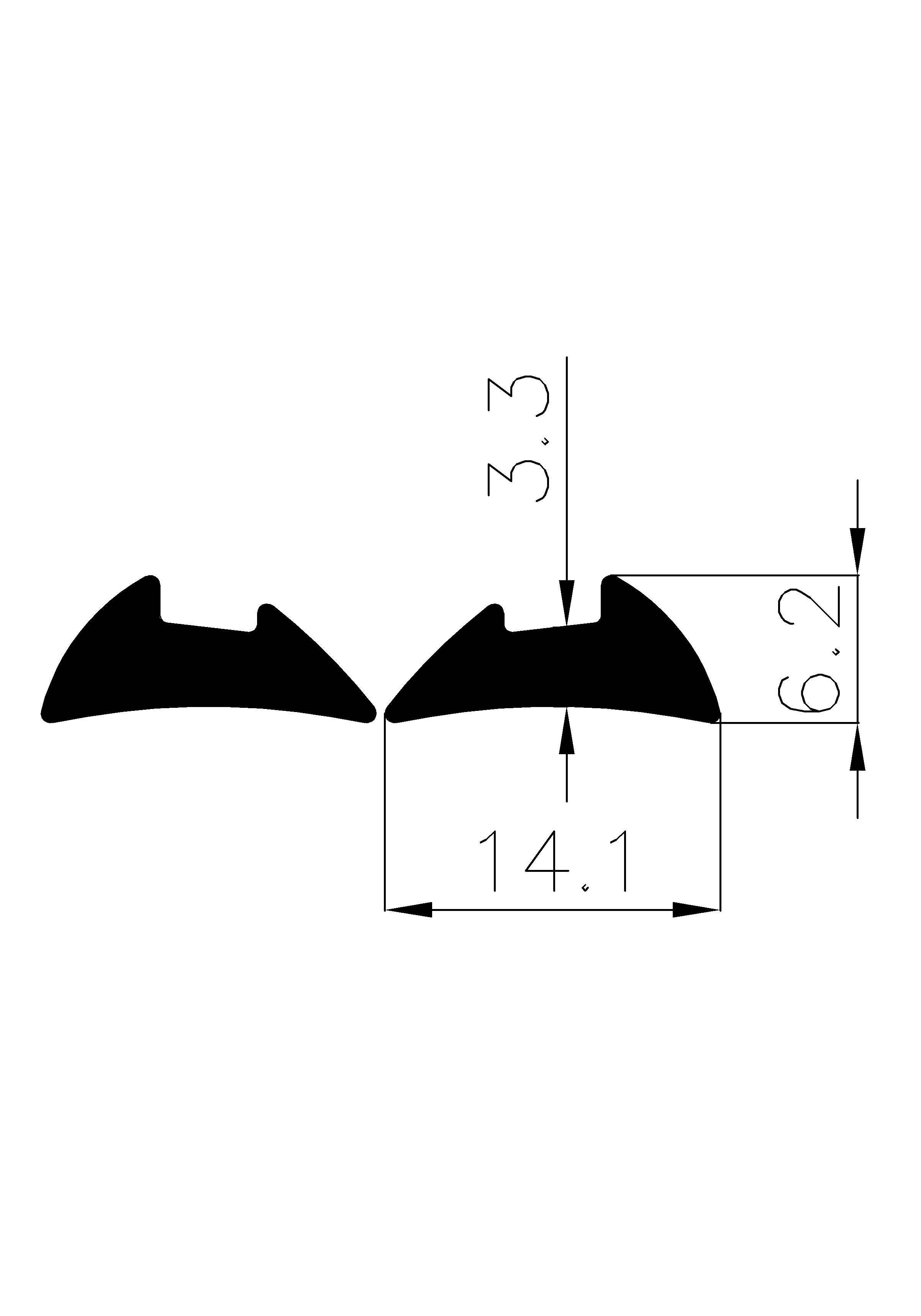 11970360KG - Glazing profiles