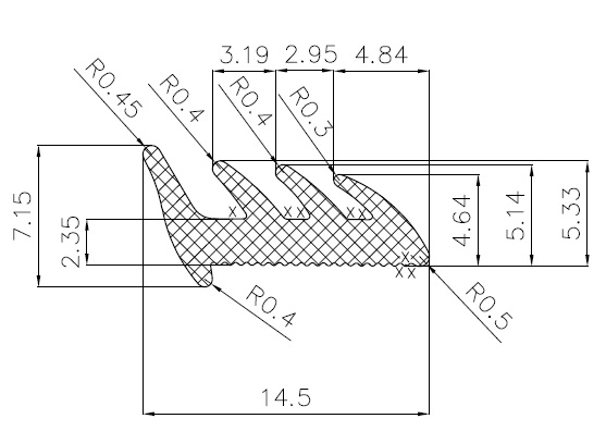 13950160KG - Verglasunsprofile