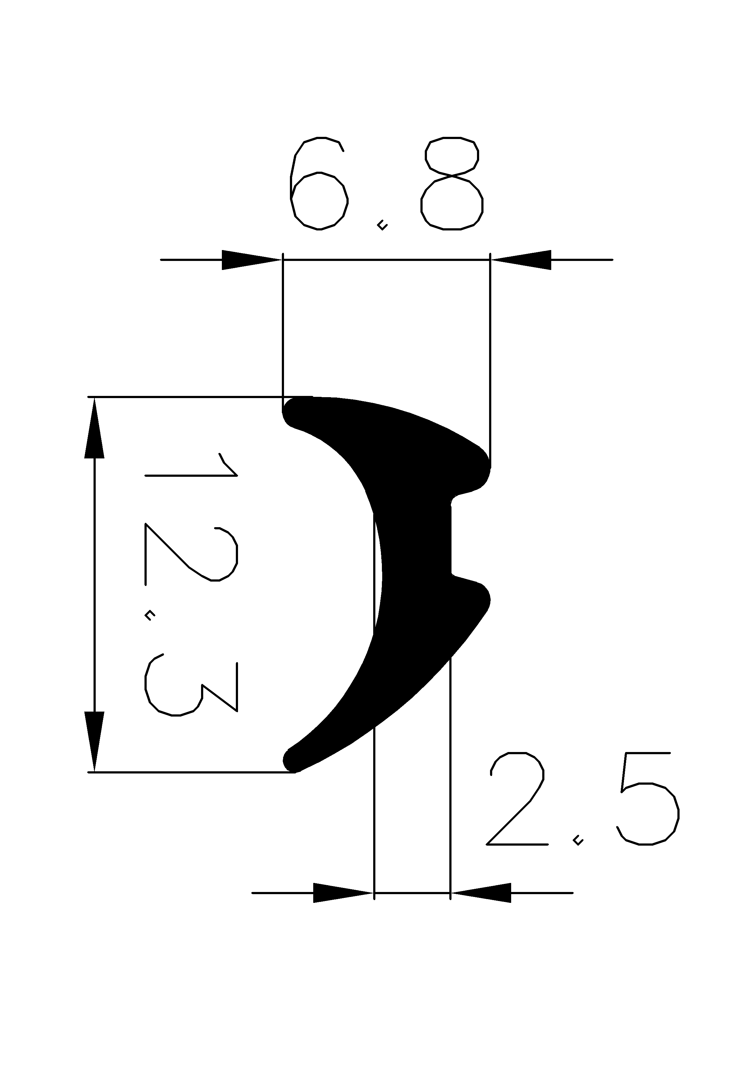 2910365KG - Verglasunsprofile