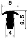 FA - 0950 - gumiprofilok - Takaró és 'T' alakú profilok FA - 0950 - gumiprofilok - Takaró és 'T' alakú profilok