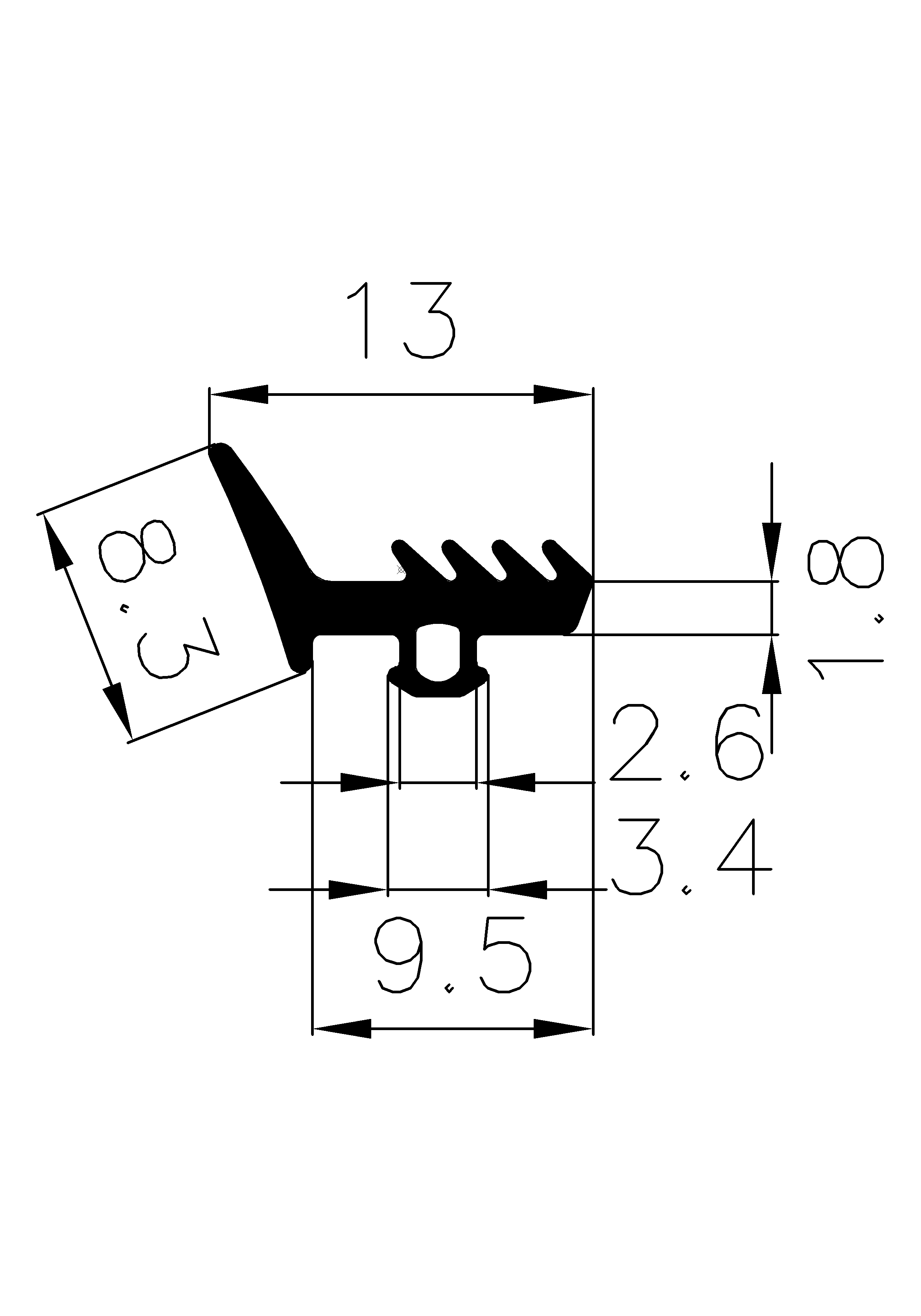 3780365KG - Verglasunsprofile