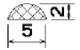 1B= 100 m 50380 SPS - gumi profilok - 100 métertől - Félkör alakú, D-profilok 1B= 100 m 50380 SPS - gumi profilok - 100 métertől - Félkör alakú, D-profilok