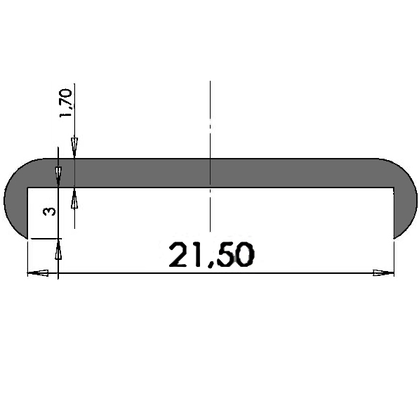 TU1 - G628 - rubber profiles - U shape profiles
