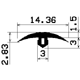FA 1526 - gumiprofilok - Takaró és 'T' alakú profilok FA 1526 - gumiprofilok - Takaró és 'T' alakú profilok