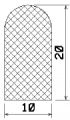 MZS 25088 - EPDM sponge profiles - Semi-circle, D-profiles