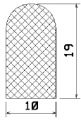 MZS 25091 - EPDM-Schaumgummi-Profile - Halbrundprofile / D-Profile