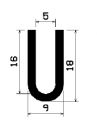 - TU1- G598 - gumiprofilok - U alakú profilok