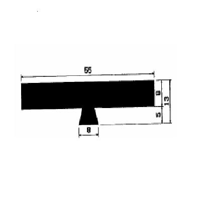 T 2511 - gumiprofilok - Takaró és 'T' alakú profilok