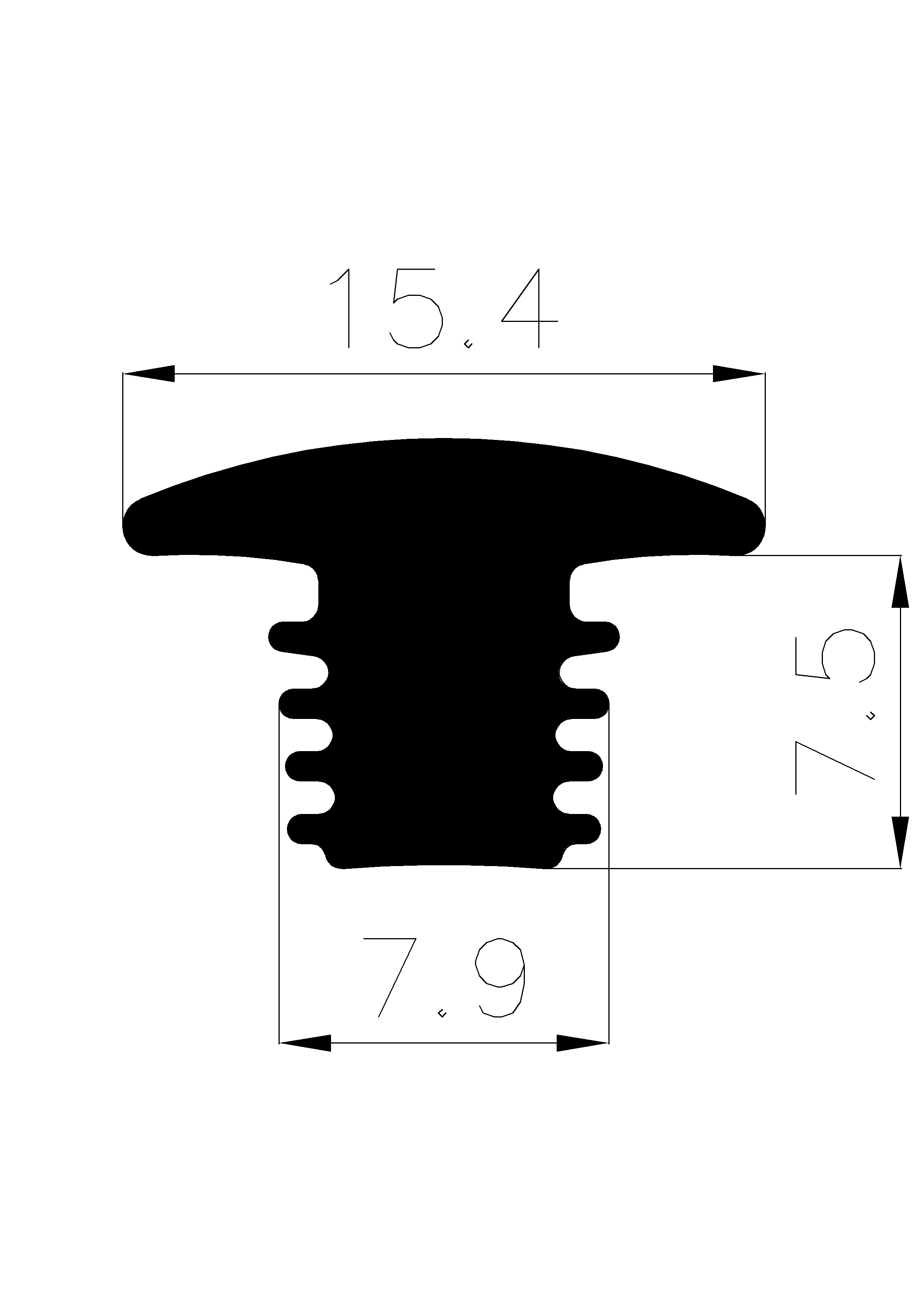10200370KG - gumiprofilok - Takaró és 'T' alakú profilok