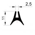 TU1- 2736 - gumiprofilok - U alakú profilok