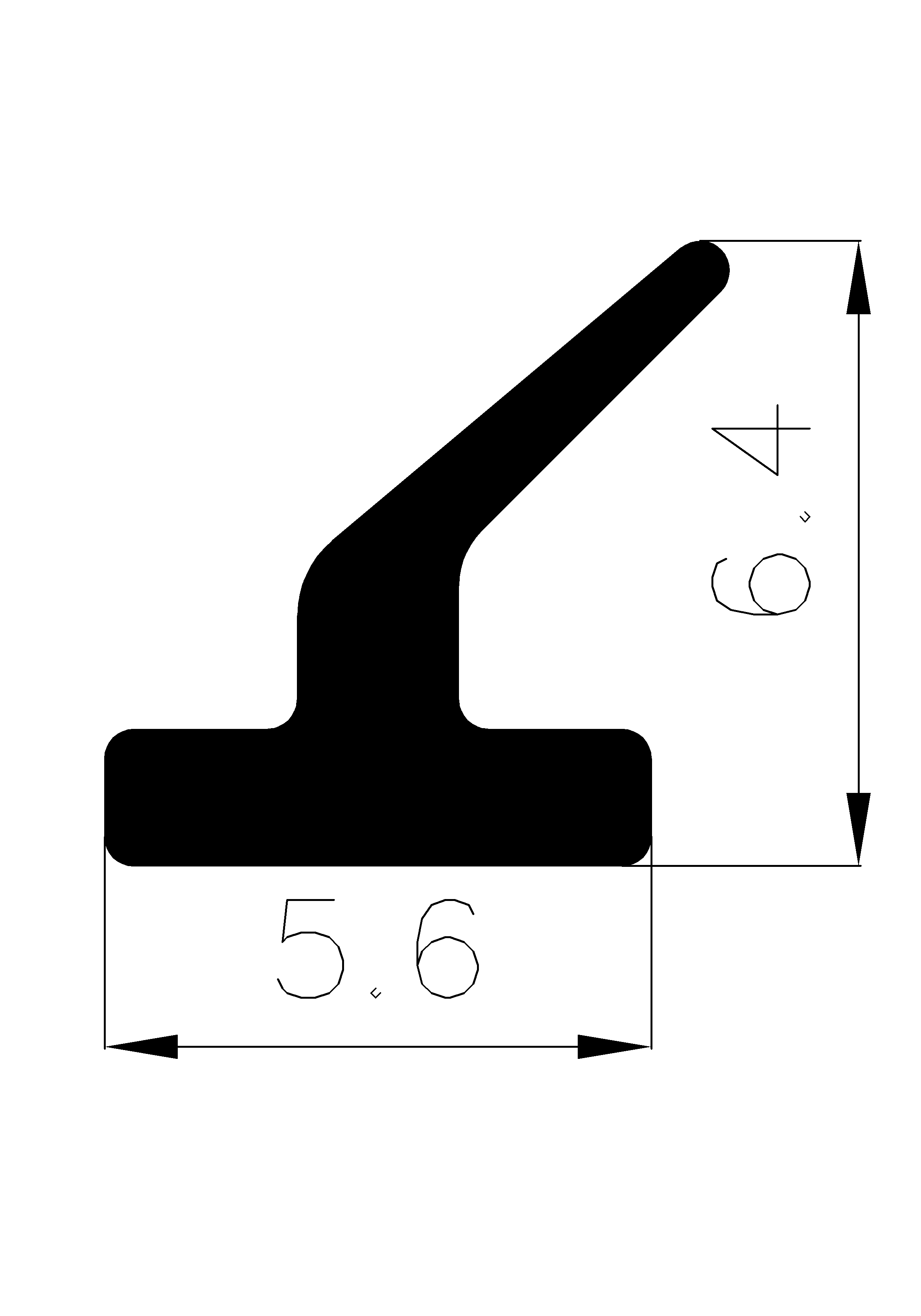 11960370KG - rubber profile - Door-frame profiles