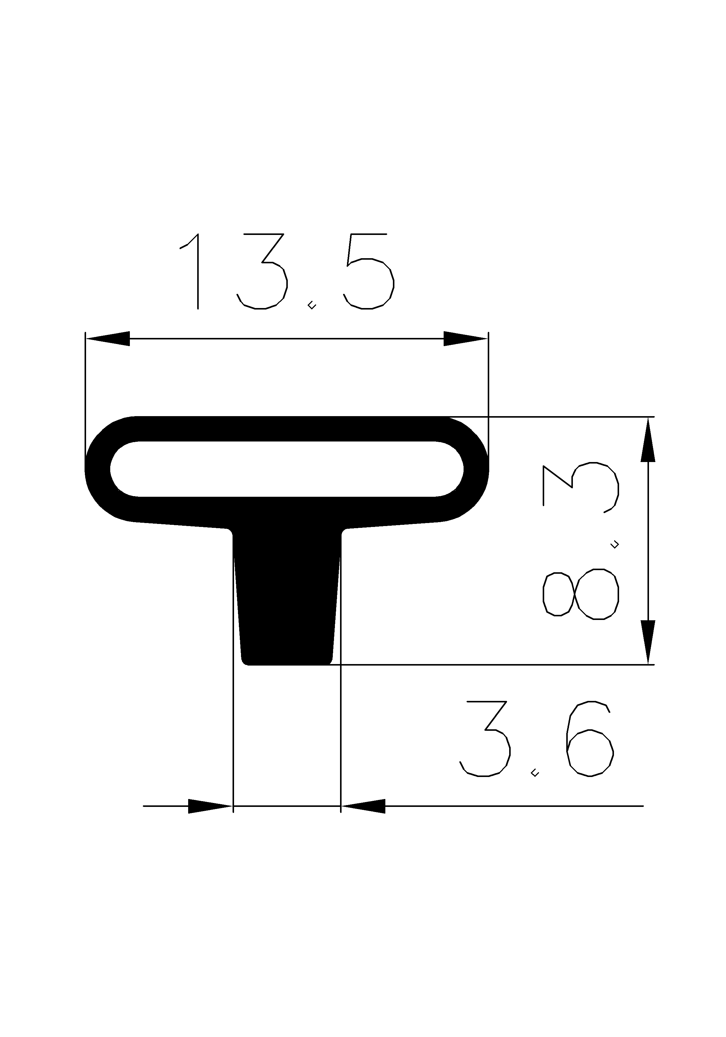 12560160KG - silicone rubber profiles - Door-frame profiles