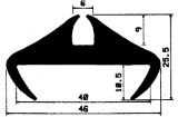 KL 1365 - stretcher EPDM profiles - Stabilizing and stretcher profiles