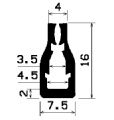 TU1- 0614 - rubber profiles - U shape profiles