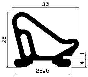 RT 0476 - EPDM-Kautschukprofile - Rolltor- und Fingerschutzprofile