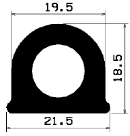 RT - 0558 - EPDM-Kautschukprofile - Rolltor- und Fingerschutzprofile