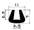 TU1- 0643 - gumiprofilok - U alakú profilok
