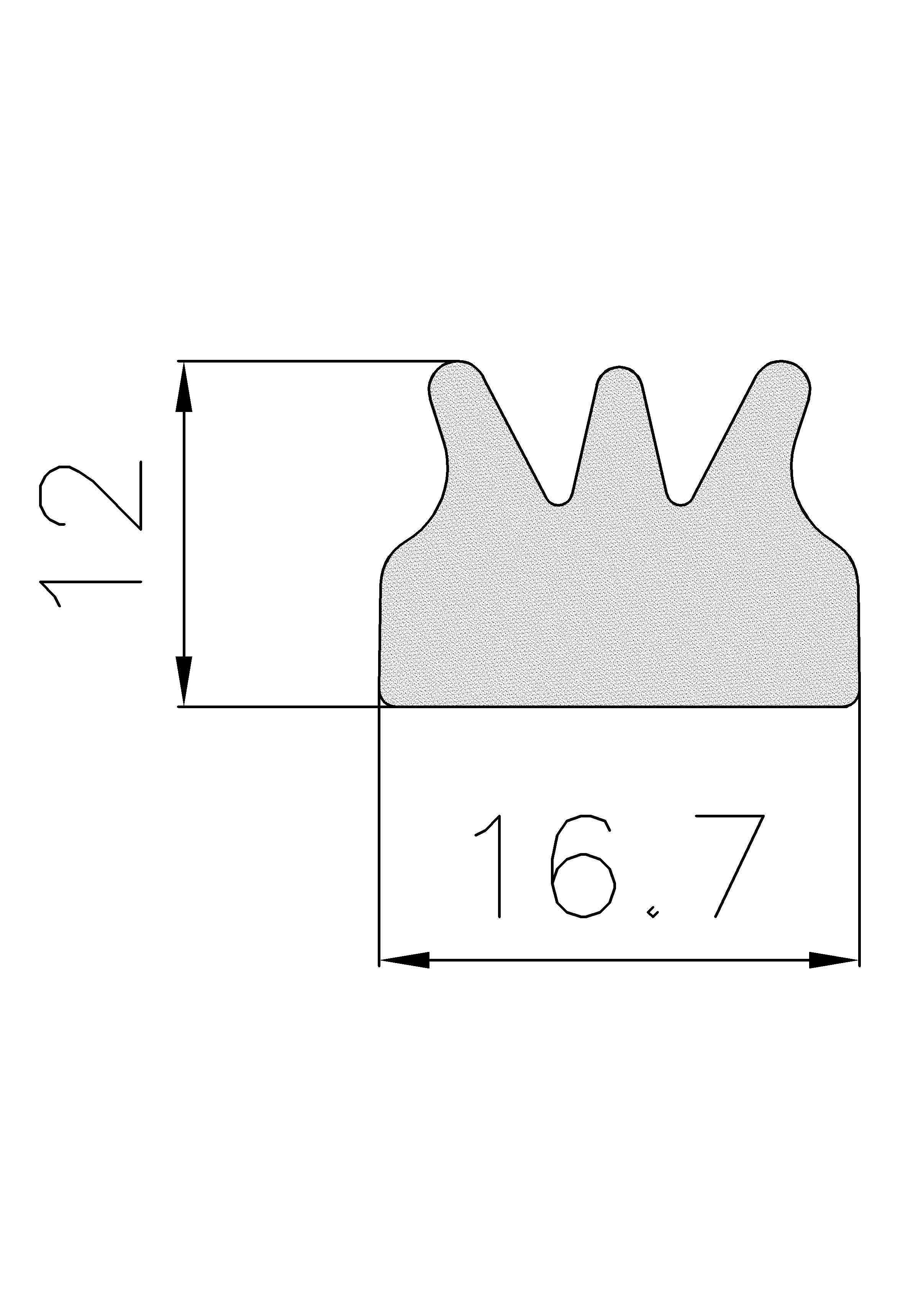 2890403KG - Kronenprofile