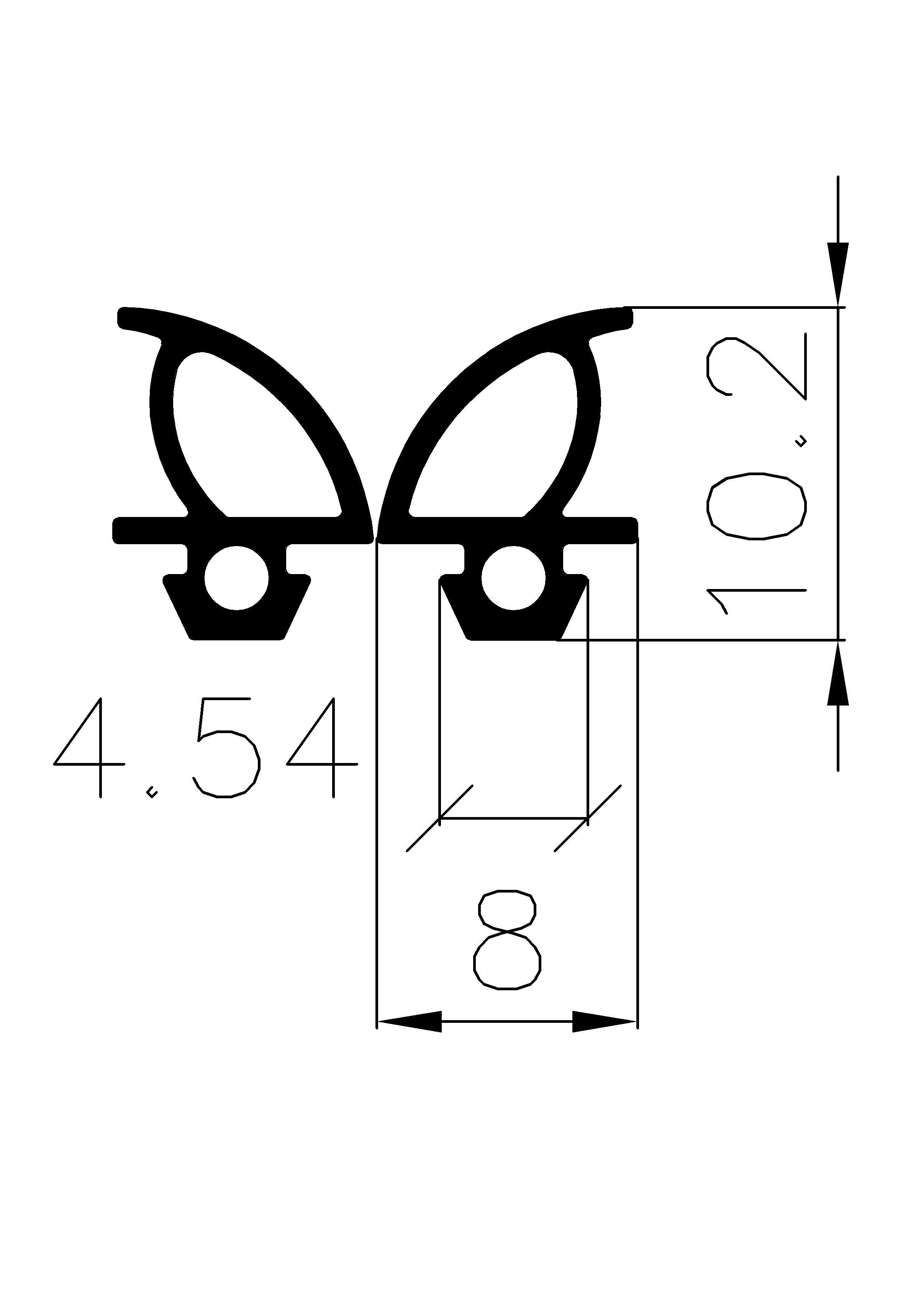 2920365KG - rubber profile - Door-frame profiles