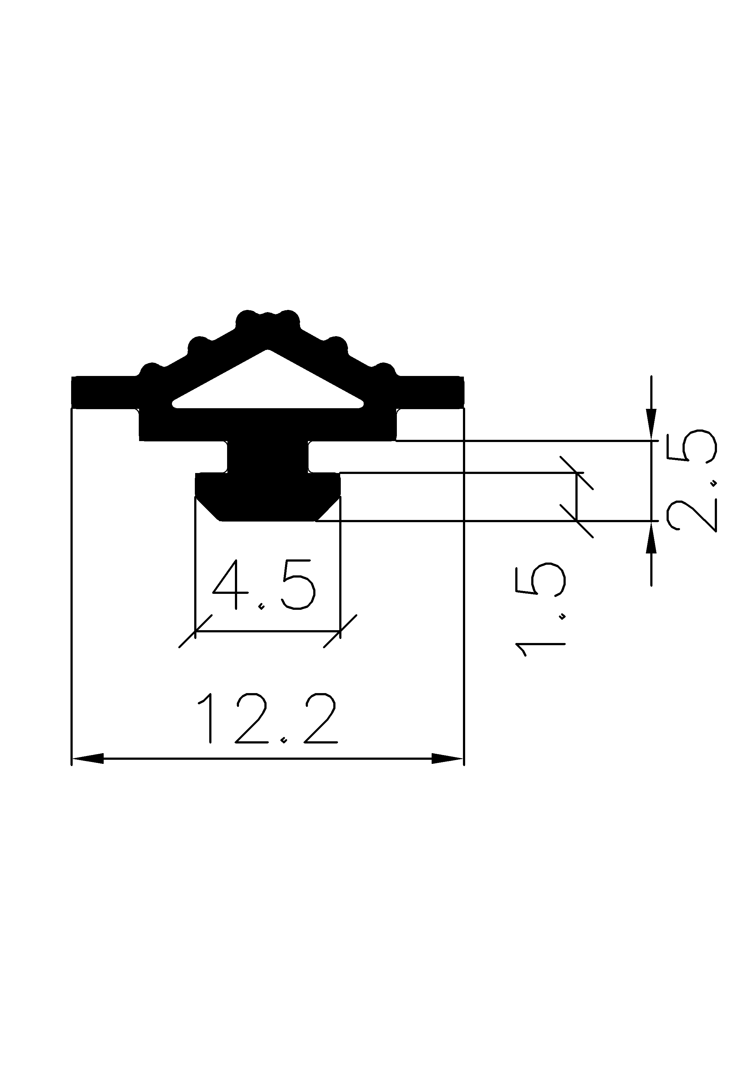 2980160KG - Silikongummi-Profile - Türscheiben- Fensterdichtungsprofile