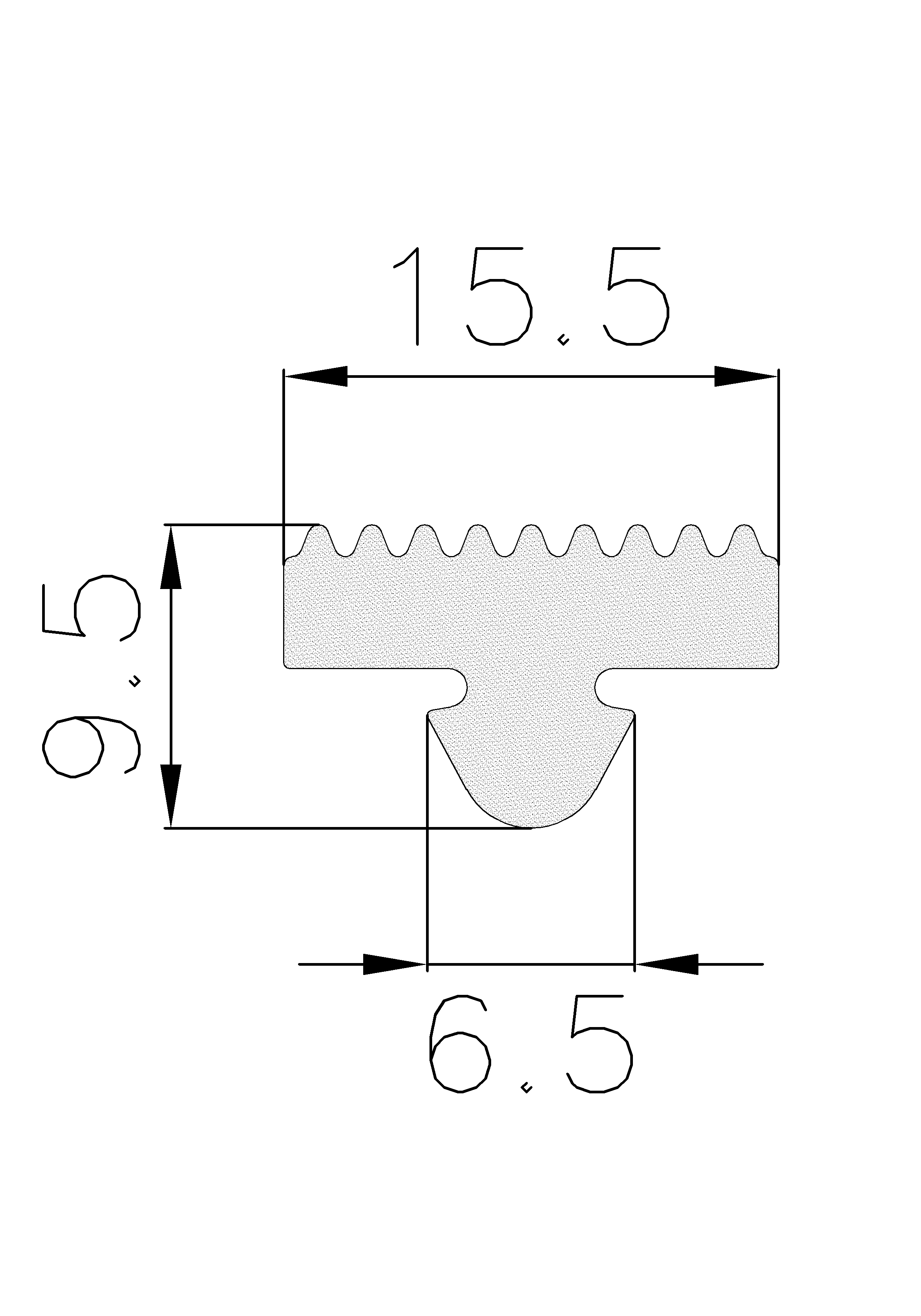 3030403KG - Kronenprofile