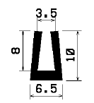 TU1- 0882 - Silikon Profile - U-Profile