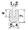 MZS 25265 - gumiprofilok - U alakú profilok MZS 25265 - gumiprofilok - U alakú profilok