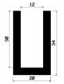 TU1- 1024 - gumiprofilok - U alakú profilok TU1- 1024 - gumiprofilok - U alakú profilok