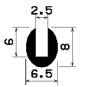 TU1- 1132 - szilikon gumiprofilok - U alakú profilok