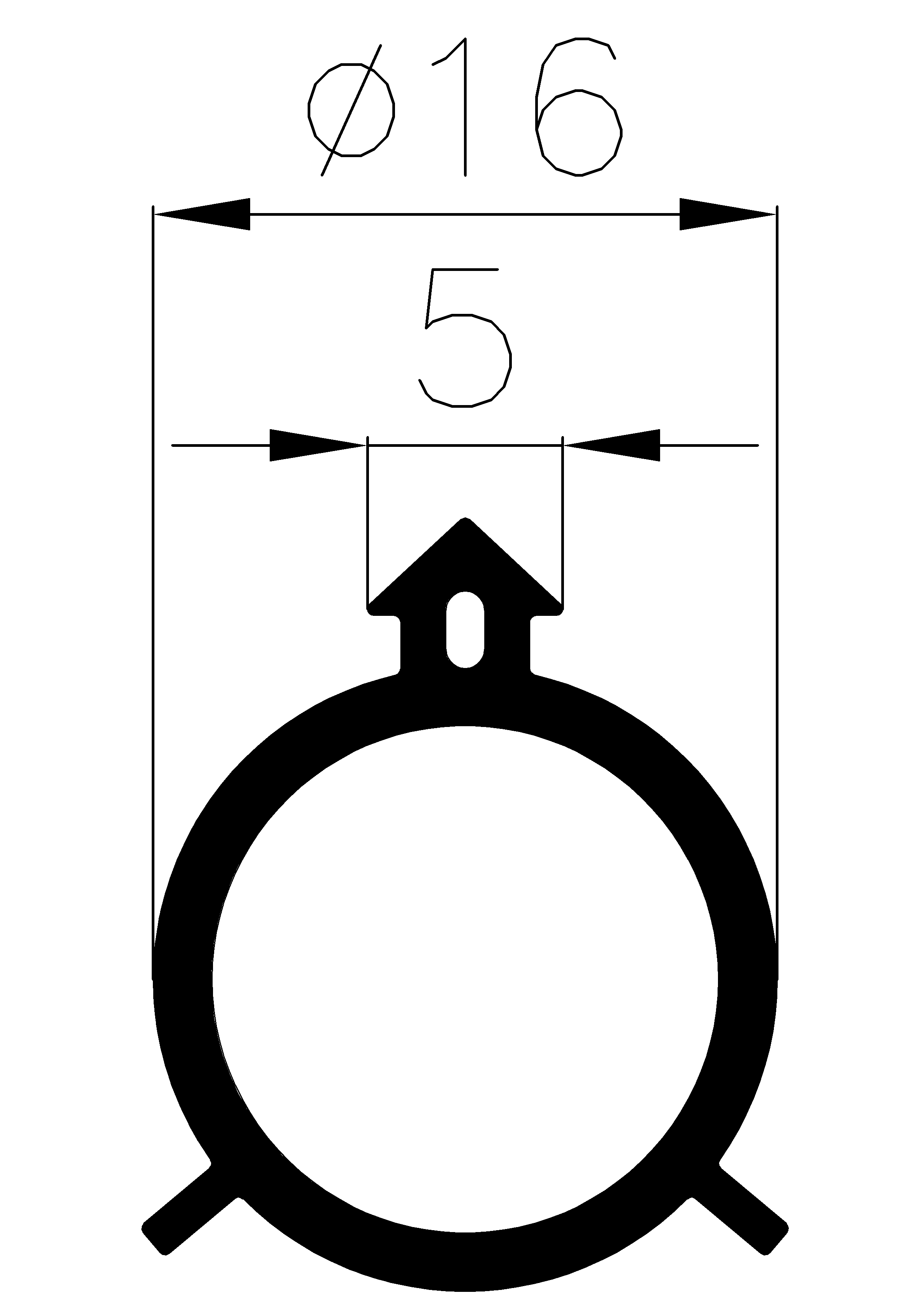 3840270KG - rubber profile - Door-frame profiles