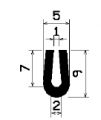 TU1- 1184 - gumiprofilok - U alakú profilok