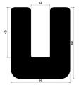 TU1- 1231 - gumiprofilok - U alakú profilok TU1- 1231 - gumiprofilok - U alakú profilok