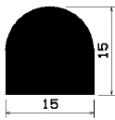 HR 0662 - EPDM gumiprofilok - Félkör alakú, D-profilok HR 0662 - EPDM gumiprofilok - Félkör alakú, D-profilok
