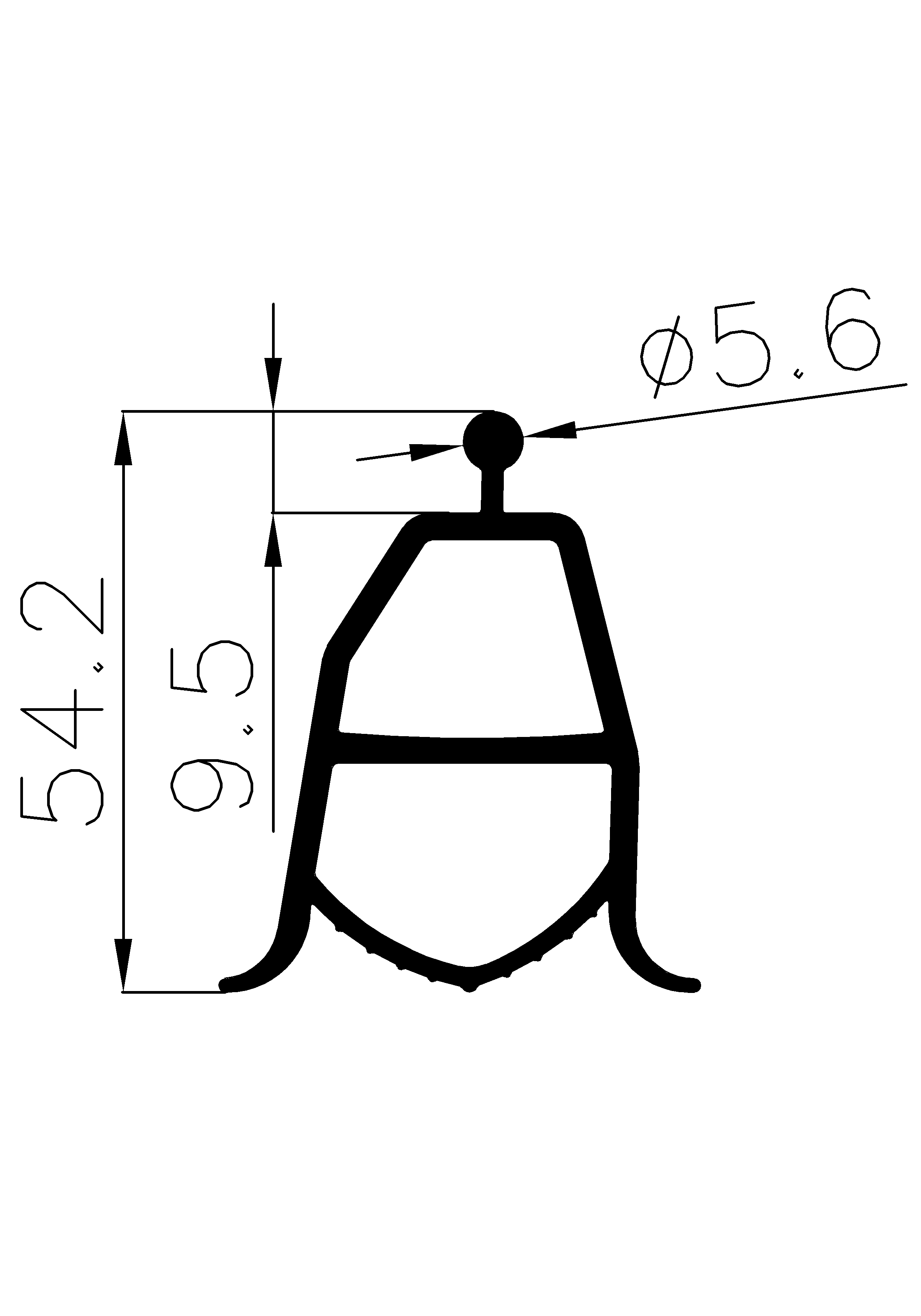 4620360KG - EPDM gumiprofilok - Gördülő ajtó - ujjvédő profilok 4620360KG - EPDM gumiprofilok - Gördülő ajtó - ujjvédő profilok