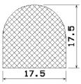 MZS 25527 - EPDM-Schaumgummi-Profile - Halbrundprofile / D-Profile