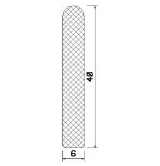 MZS 25531 - EPDM sponge profiles - Semi-circle, D-profiles