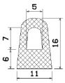 MZS 25556 - EPDM szivacs gumiprofilok - Félkör alakú, D-profilok MZS 25556 - EPDM szivacs gumiprofilok - Félkör alakú, D-profilok