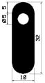 HR 1594 - EPDM gumiprofilok - Félkör alakú, D-profilok HR 1594 - EPDM gumiprofilok - Félkör alakú, D-profilok