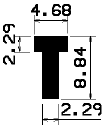 T 1647 - szilikon gumiprofilok - Takaró és 'T' alakú profilok
