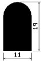 HR 1862 - EPDM gumiprofilok - Félkör alakú, D-profilok HR 1862 - EPDM gumiprofilok - Félkör alakú, D-profilok