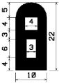 HR 1899 - EPDM gumiprofilok - Félkör alakú, D-profilok HR 1899 - EPDM gumiprofilok - Félkör alakú, D-profilok