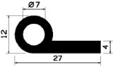 FN 1914 - szilikon gumiprofilok - Lobogó vagy 'P' alakú profilok