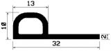 FN 1956 - EPDM profiles - Flag or 'P' profiles