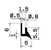 - TU1- G734 - rubber profiles - U shape profiles