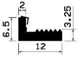 Wi 2436 - gumi profilok - Szögalakú profil / L-profil