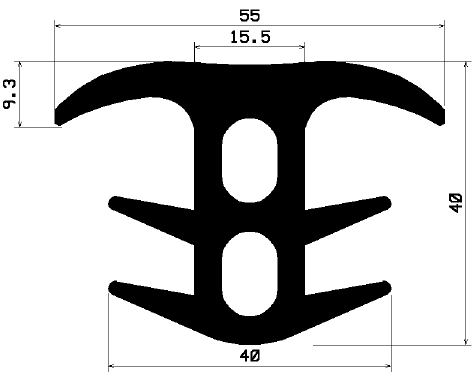 FA 2470 - rubber profiles - Cover and T-profiles FA 2470 - rubber profiles - Cover and T-profiles
