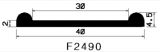 F 2490 - EPDM gumiprofilok - Fektető és szigetelő gumiprofilok