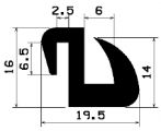 KL 2162 - EPDM-Befestigungsprofile - Klemmprofile / Befestigungs- und Dichtungsprofile