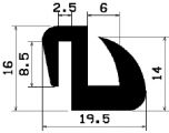 KL 2200 - stabilizing EPDM profiles - Stabilizing and stretcher profiles